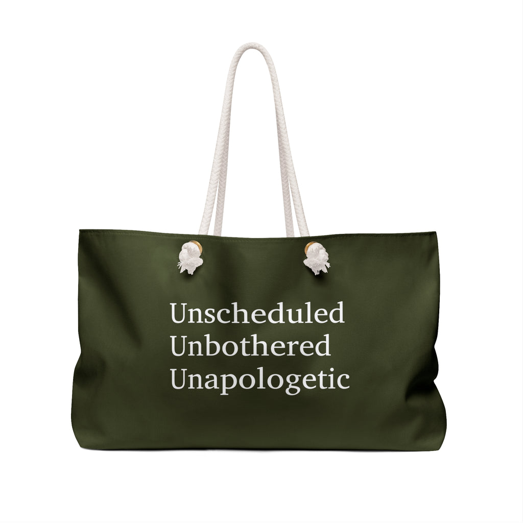 Army Green Weekender Bag