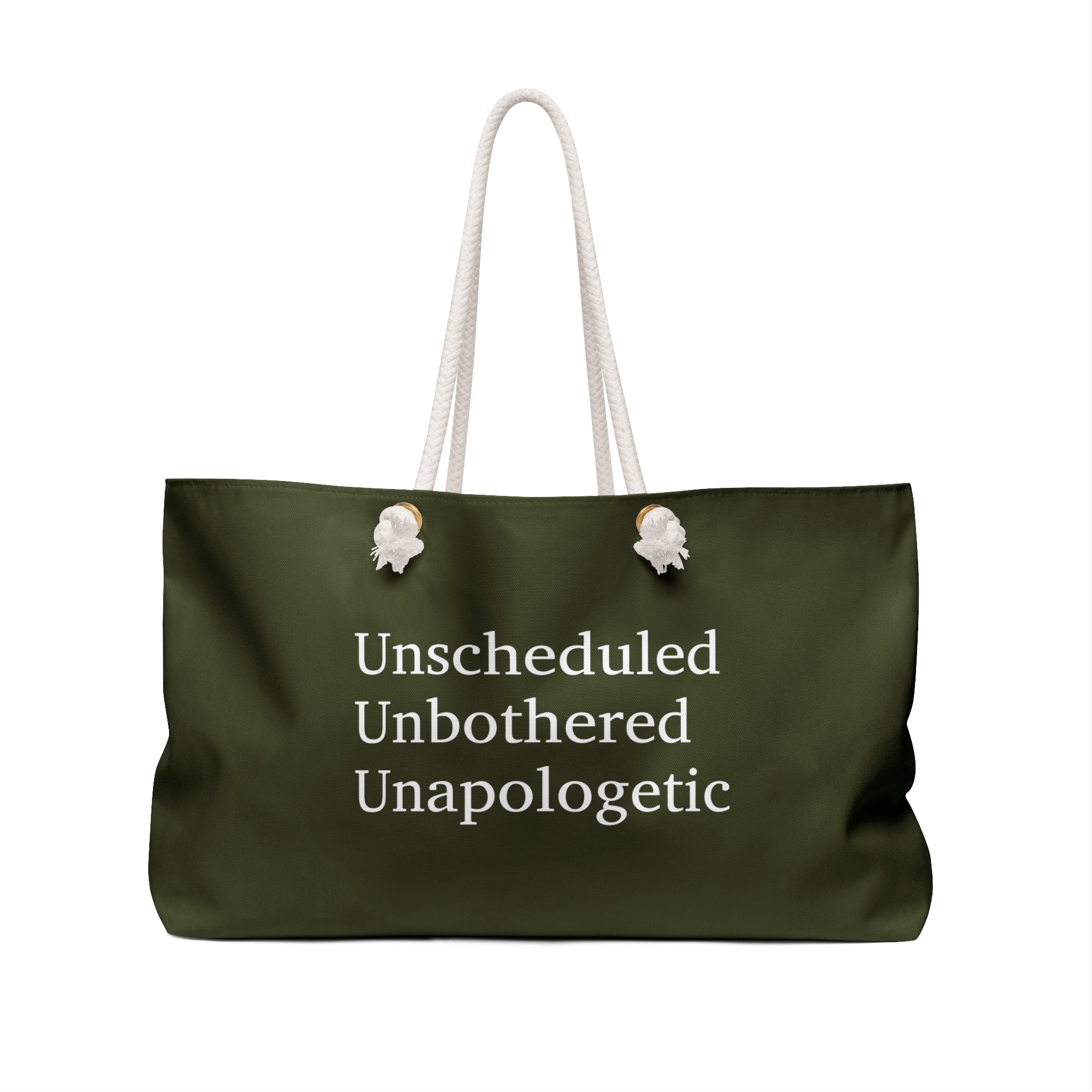 Army Green Weekender Bag