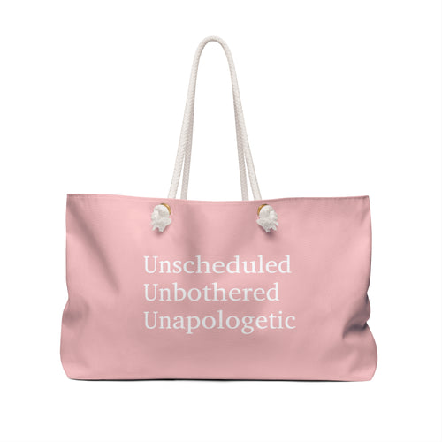 Pink Weekender Bag